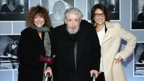 Gerry Goffin at the January 2014 opening of Beautiful - The Carole King Musical on Broadway
