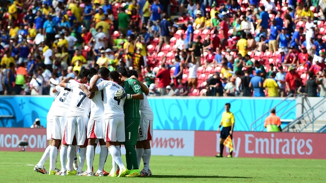 Costa Rica, meanwhile, is set to advance to the knock-out stage of the World Cup for the first time since 1990...