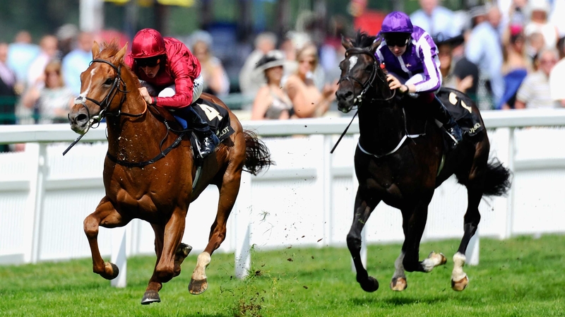William Buick wins the King Edward VII Stakes on Eagle Top (L)