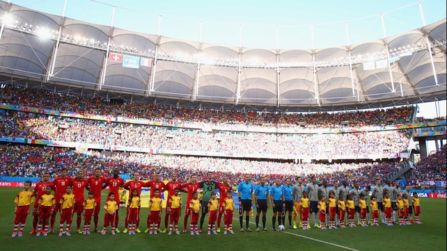 The European neighbours met at the Arena Fonta Nova in Salvador