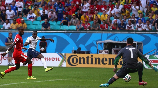 Less than a minute later, France midfielder Blaise Matuidi widened the lead to 2-0