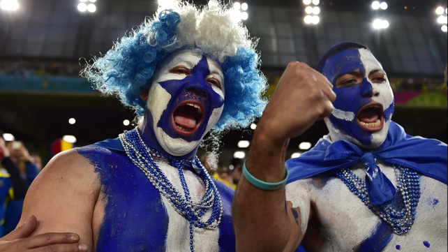 And finally off to Curitiba and the Arena da Baixada, where Honduras and Ecuador were set to face off. Fans of Honduras made their voices heard...