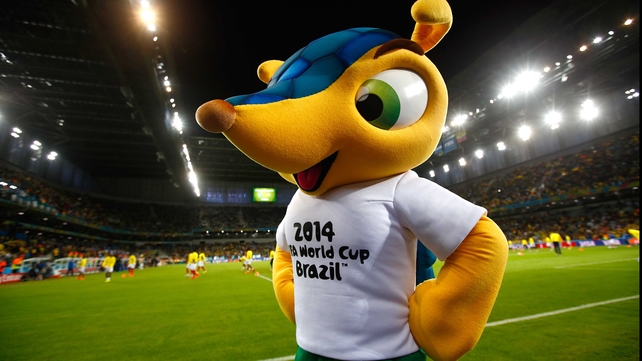 All the stars were out, including Fuelco - the mascot of the 2014 World Cup