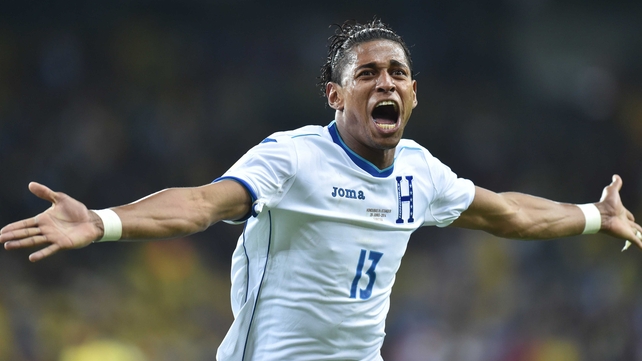 The goal was the first for Honduras in a World Cup since 1982