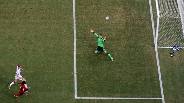 Asamoah Gyan then gave Ghana the lead to send their fans wild