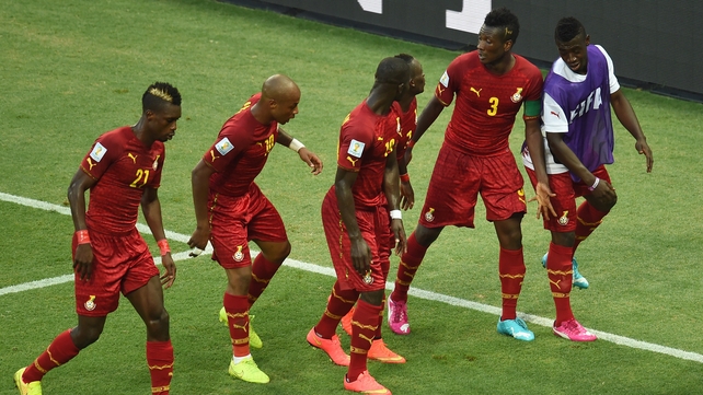 Which prompted our favourite celebration of the tournament so far