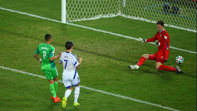 Peter Odemwingie of Nigeria opens the scoring