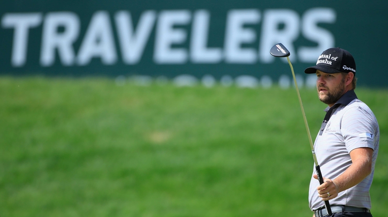 Ryan Moore landed an eagle on the par-five sixth hole