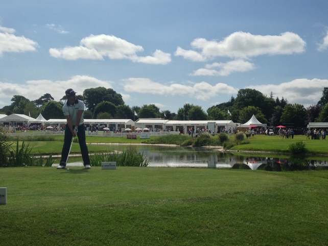 Darren Hayes sent in this photo taken at the Irish Open on Friday