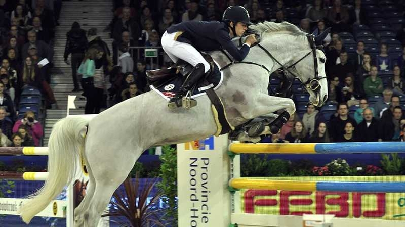 Bertram Allen and Molly Malone V in action at Rotterdam