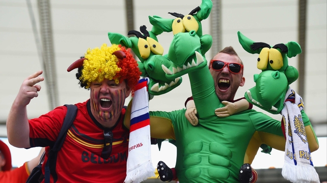 The under-performance had not dampened the enthusiasm of a certain dragon man, however