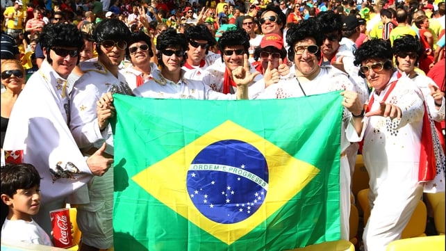 Elvis was most surely in the building for the start of the second half...