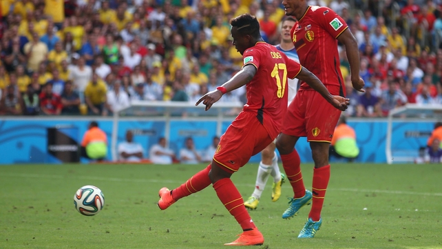 Then, finally, Russia ran out of juice and allowed the 19-year-old Belgium forward Divock Origi to score cleanly on a strike in the top of the net