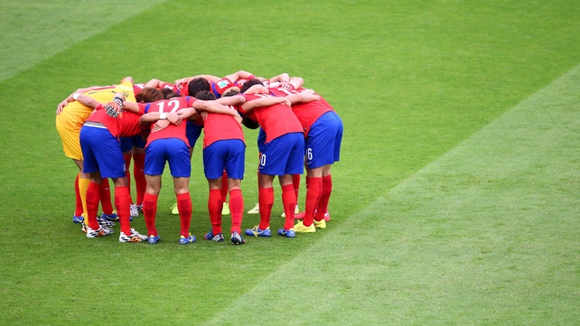 The South Korea team were determined to preserve some of their pride in the second, however