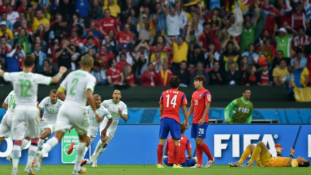 Up 4-1, it seemed Algeria had hammered down the final nail in South Korea's coffin