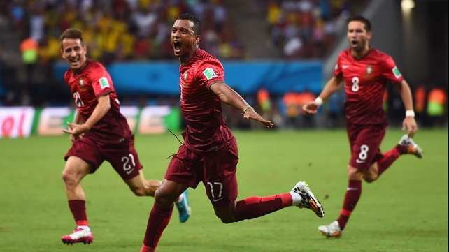 The goal put Portugal up 1-0 and created an early nightmare for a USA side that seemed skiddish to start