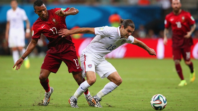 Slowly but surely, though, the USA played their way back into the game, evening out possession and creating numerous chances on goal. Midfielder Graham Zusi contributed to this cause