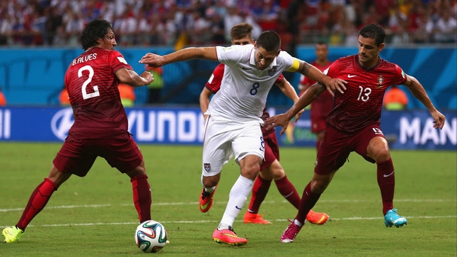 USA striker Clint Dempsey continued to ghost around the middle, threading his way through defenders and coming close to scoring more than once