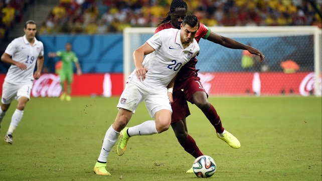 USA defender Geoff Cameron helped his side keep composure and discipline, still a goal down with the game wearing on