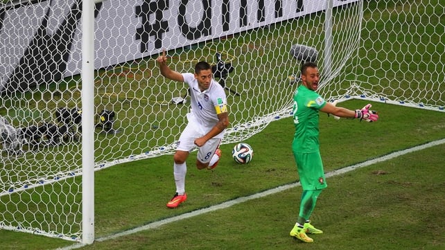 And eventually, Dempsey produced another magic moment at 81' with a goal off his gut that flew right past Portugal keeper Beto