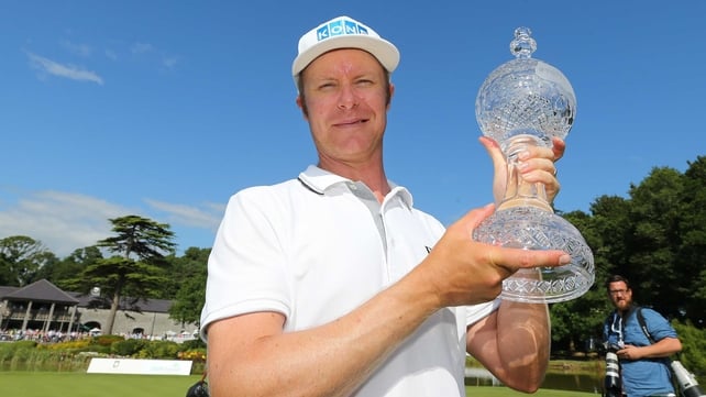 Mikko Ilonen with the Irish Open trophy
