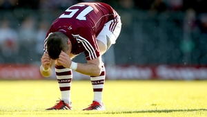 Galway's Danny Cummins reacts to a missed chance against Sligo