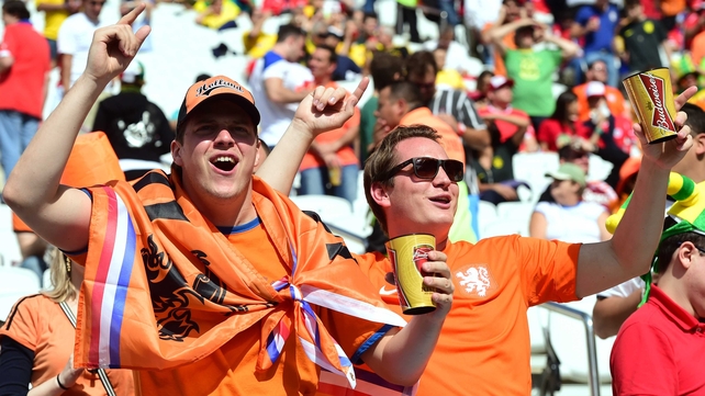 While fans of The Netherlands celebrated the first match at this World Cup when their side would wear their signature orange shirts