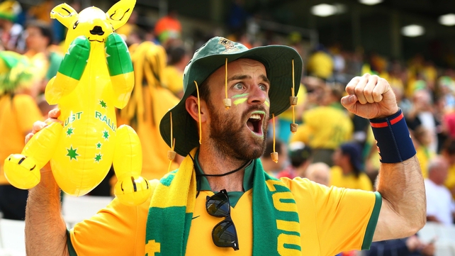 And although the Australia side looked tired and heavy on their feet throughout, the Aussies refused to stop cheering for their beloved Socceroos