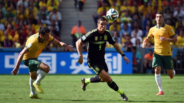 Striker Fernando Torres started the match for Spain, providing him with (what will probably be) one last chance to make his mark