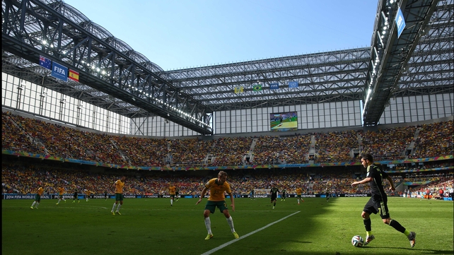Second half action kicked off back at the Arena da Baixada in Curitiba as well