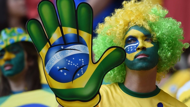 Even though this fan was holding it all in...