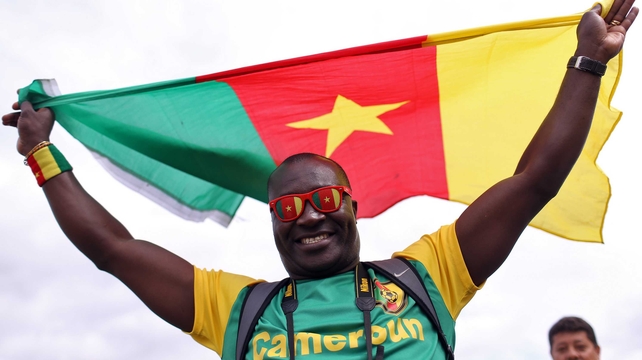 Back in Brasília, Cameroon fans were optimistic heading into the second half, down only one to favourites Brazil