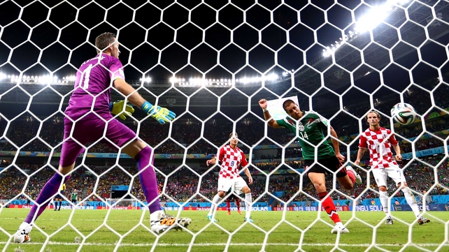 And to round off the quick trio, Mexico forward Javier Hernandez knocked one in at 82'