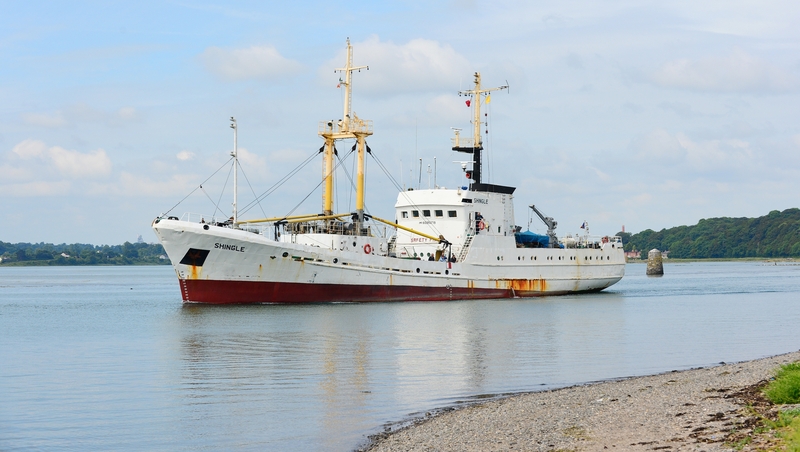 The MV Shingle was loaded in Slovenia and arrived into Drogheda Port early this morning