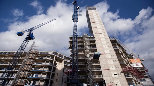 The Ulster Bank Construction Purchasing Managers index rose to 64.9 in October from 61.5 in September