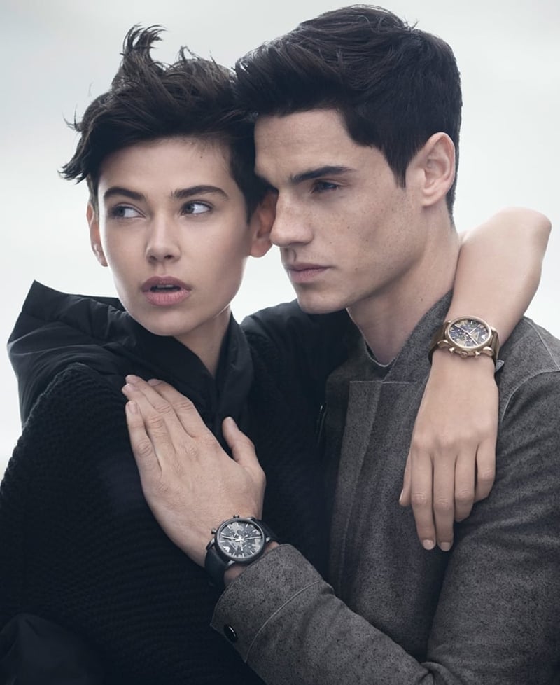 International models arrived in Dublin to shoot the high fashion campaign.