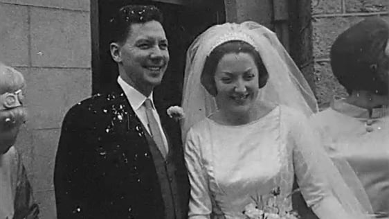 Wedding of Gay Byrne and Kathleen Watkins
