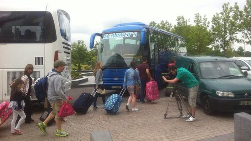 Passengers flew out of Cork Airport today after their plane made an emergency landing last night