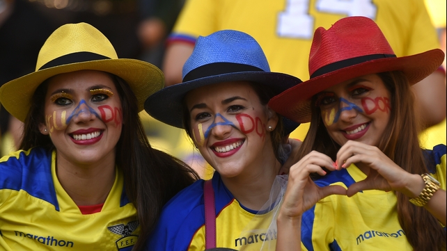 Hats off to these Ecuadorian fans' display of patriotism