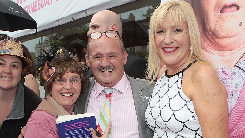 Brendan O'Carroll and his wife Jenny at the premiere of Mrs Brown's Boys D'Movie