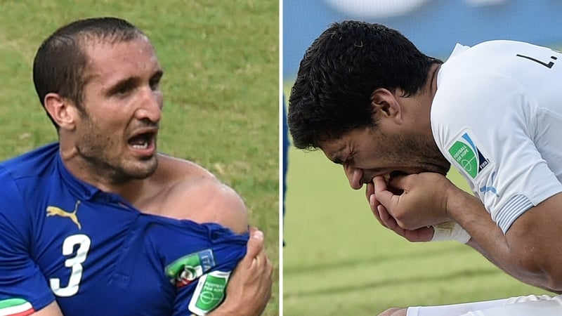 Luis Suarez's bite on Giorgio Chiellini landed him a four-month ban from all football-related activity