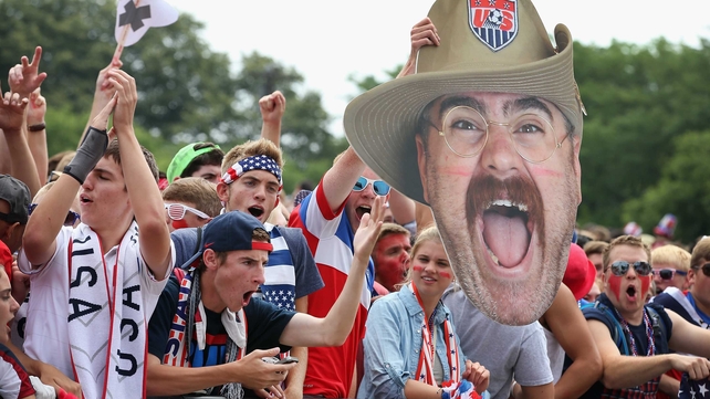 Yet, USA fans were still determined to see their side through the Group