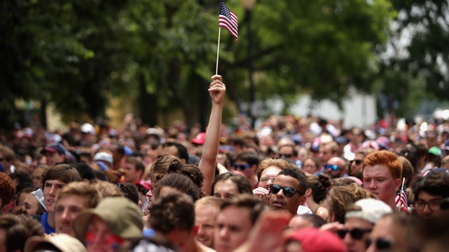 The Americans celebrated as well, though, as their side slid through the Group as runners-up. This marked the first time in US World Cup history, that two successive teams have advanced to the Round of 16