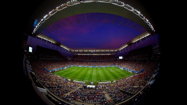 And back in the Arena Corinthians, South Korea and Belgium were ready to finish up their contest