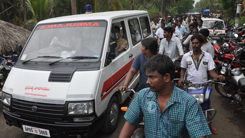 The injured were taken to nearby hospitals where doctors said the condition of at least four was critical