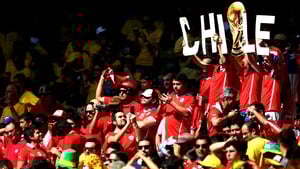 While the Chile supporters were equally confident of their chances grab a win on the day