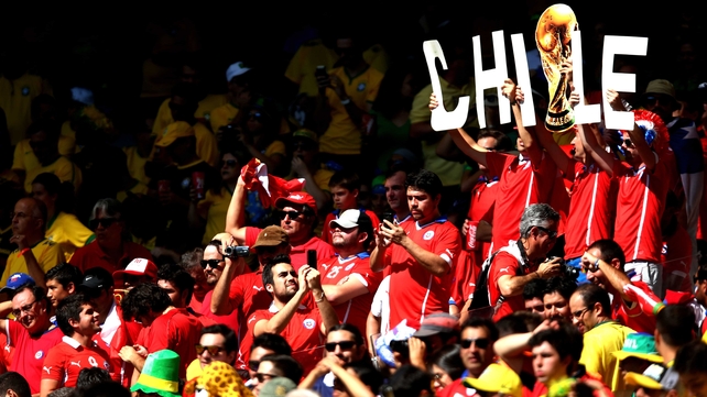 While the Chile supporters were equally confident of their chances grab a win on the day
