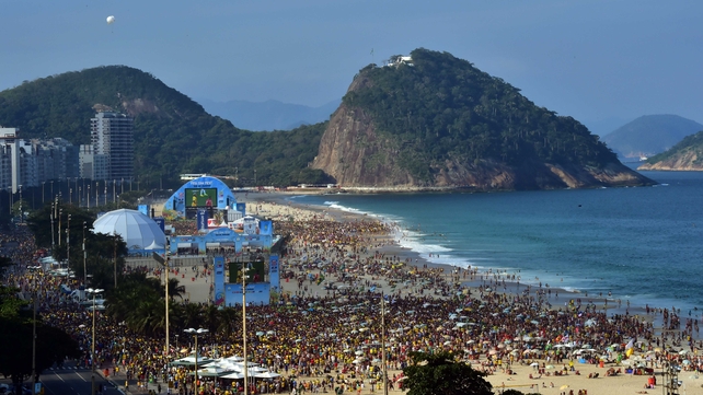 And by the end of extra time, the score remained 1-1, with fans at Copacabana bracing themselves for the first penalty shootout of the 2014 World Cup
