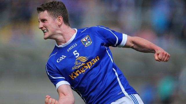 Cavan's Joshua Hayes celebrates scoring a point