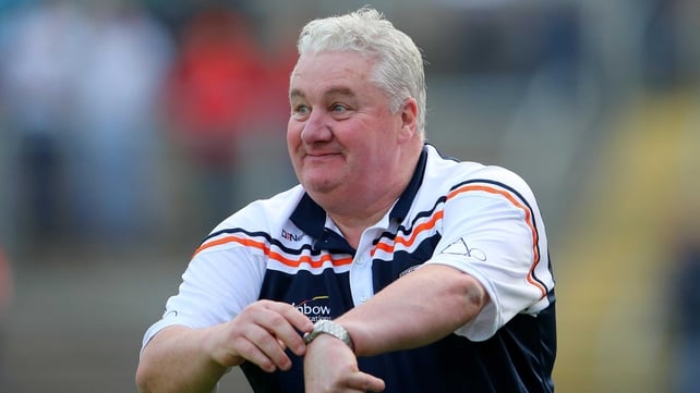 Armagh manager Paul Grimley's mindful of the time during his team's game against Monaghan